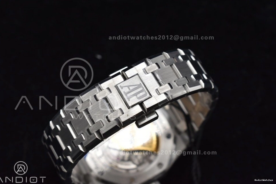 SA3120 1030 Dial Royal Best 37mm Gray SS on 1:1 Textured SS Bracelet Oak Edition Clone Super 15450 MultiPurpose ZF 0910